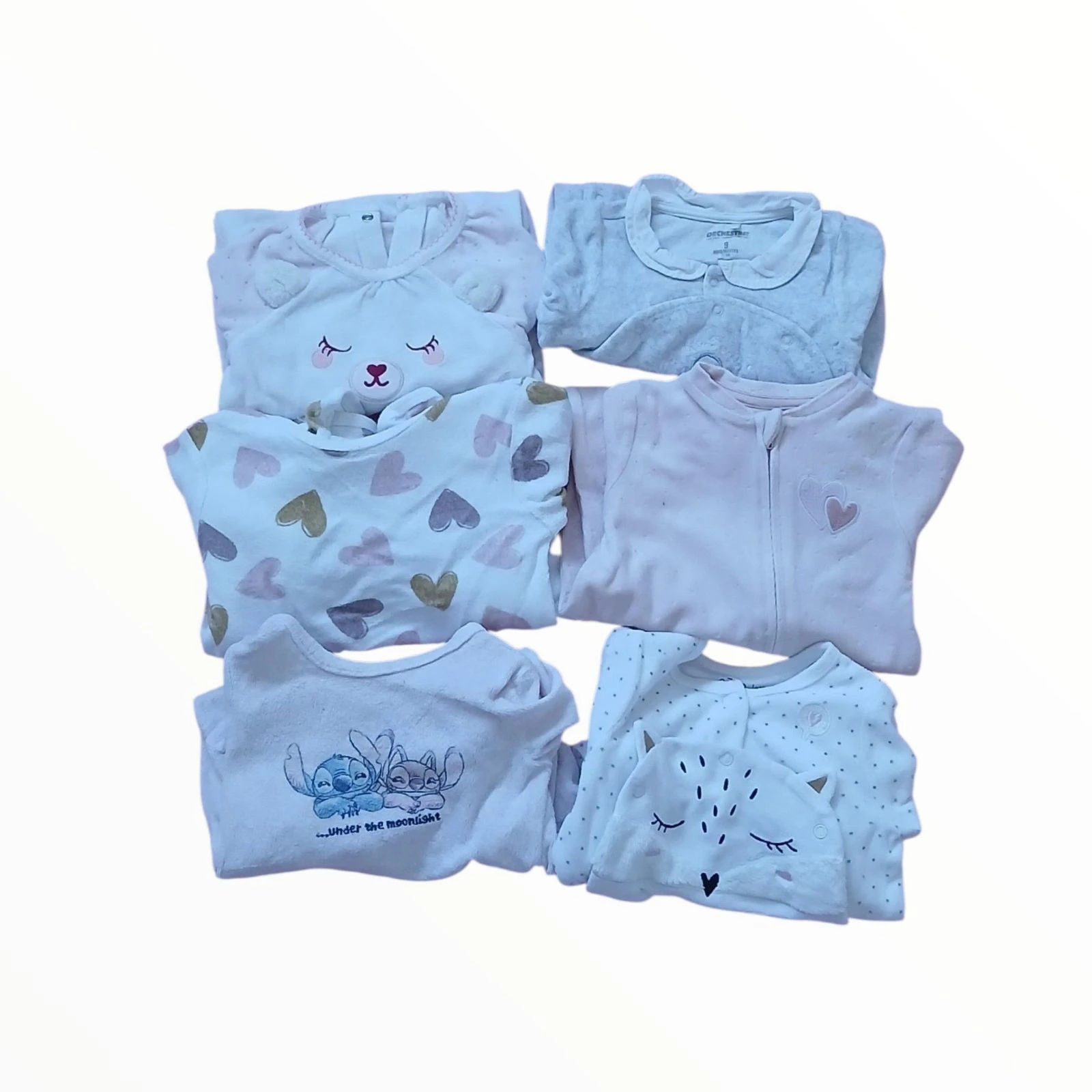 Lot de 6 pyjamas fille 